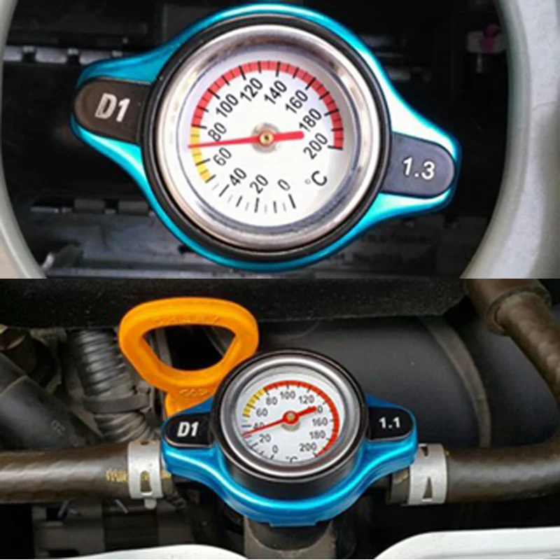 CHUKY автомобильный резервуар для воды термостатический колпачок радиатора с термометром аксессуары для Nissan Qashqai Opel Astra J H Kia