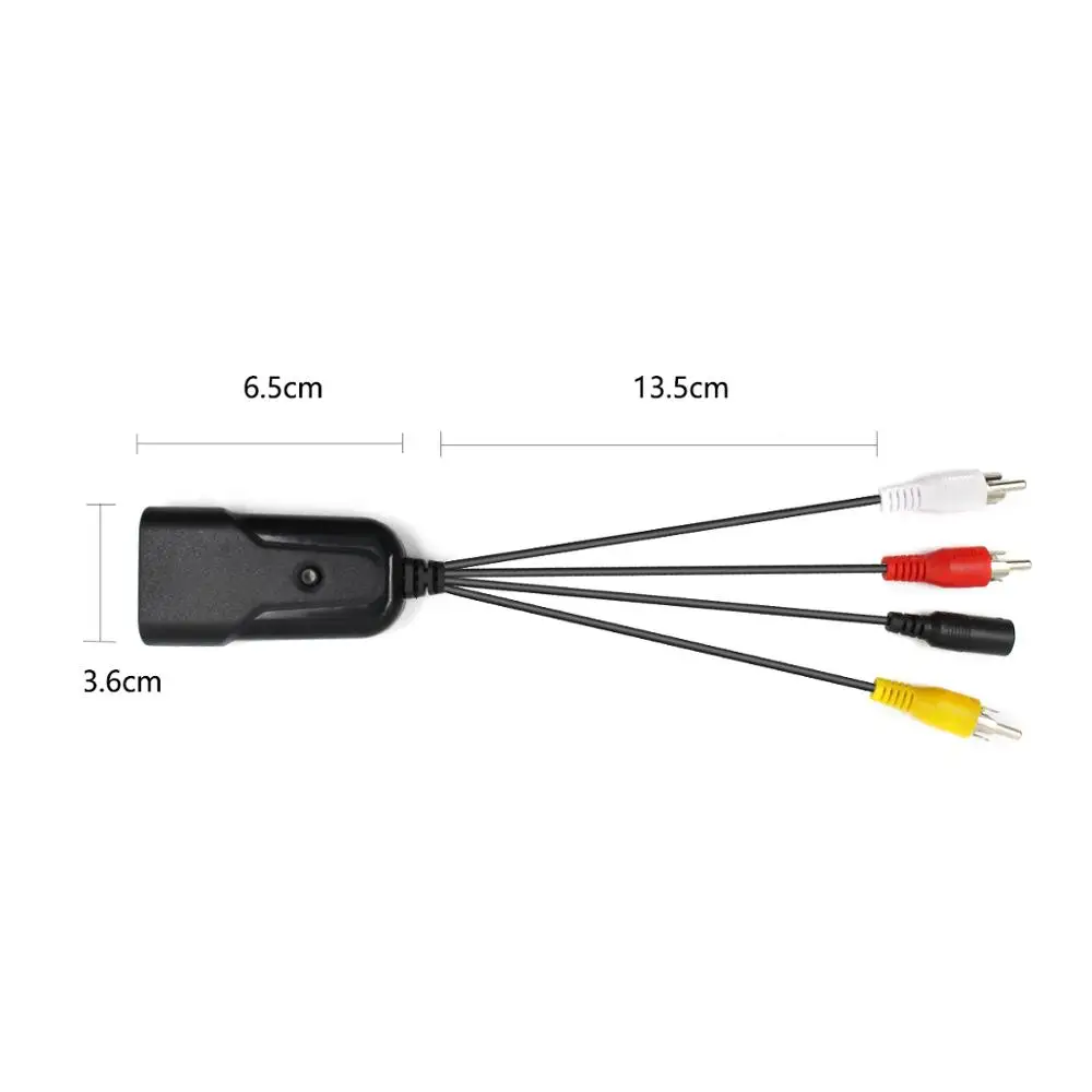 3RCA композитный AV/CVBS к HDMI видео аудио конвертер мужчин и женщин Поддержка NTSC/PAL для VCR PS4 камера DVD