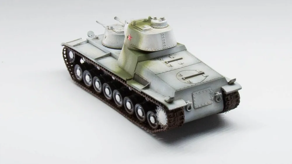 Модель 1/72 советская зимняя версия с рисунком Готовая модель 5м Hobby| |