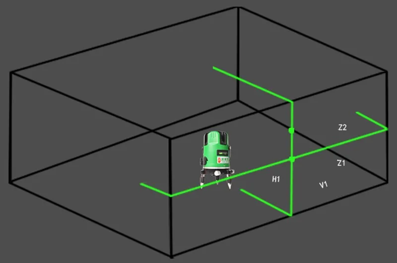 Niveau лазер Rotatif 360 лазер Nivellement Cross лазер может использоваться на открытом воздухе 2 линии 3 точки зеленый лазерный уровень строительные инструменты