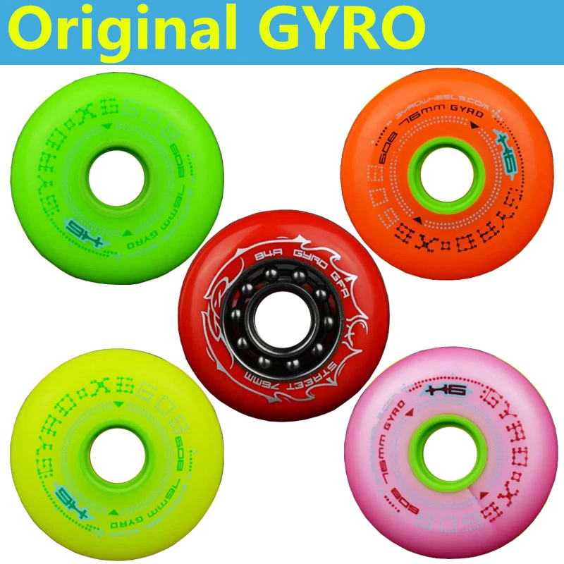 Original Gyro Free Slalom Skating Wheel GFA H6 X6 608 Soft Durable