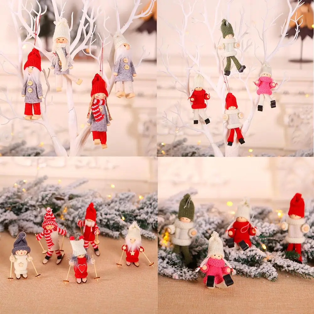 

Doll Pendant 2019 Merry Christmas Decorations for Home Xmas Ornaments Christmas Accessories for Tree Navidad Ski 2020 New Year
