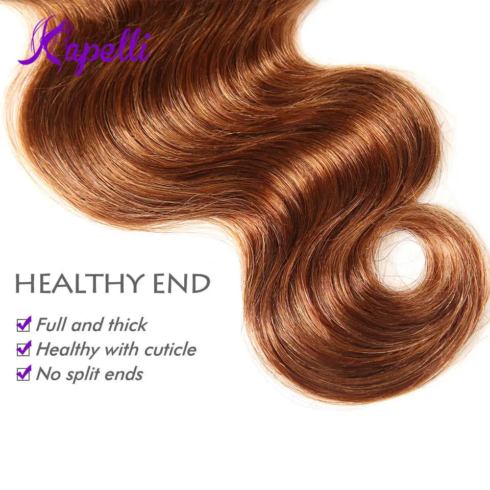 Ombre Brazilian Body Wave 3 Bundles With Closure Human Hair 1b 30 Two Tone Blonde Weave Shining Star Hair Non Remy 10-26 Inches
