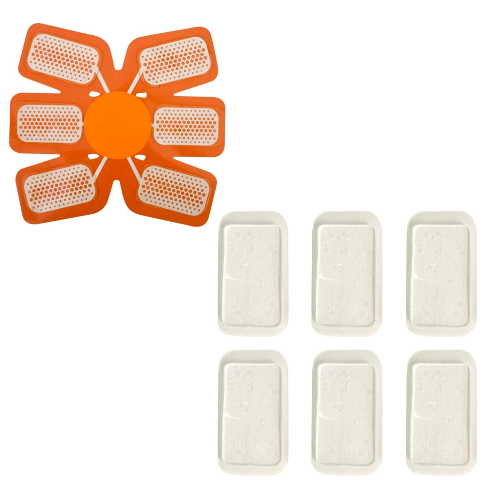 

ETEREAUTY 6pcs Body Fit Gel Stickers Sheet Gel Patches Super Adhesive Low Stimulation Gel for Smart Fitness Gear Transparent
