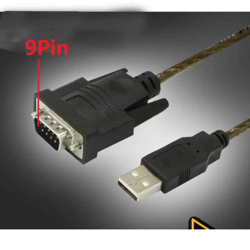 

2Pcs Nickel plating Usb to rs232 serial cable USB to 9Pin Industrial-grade serial port line For computer and serial device links