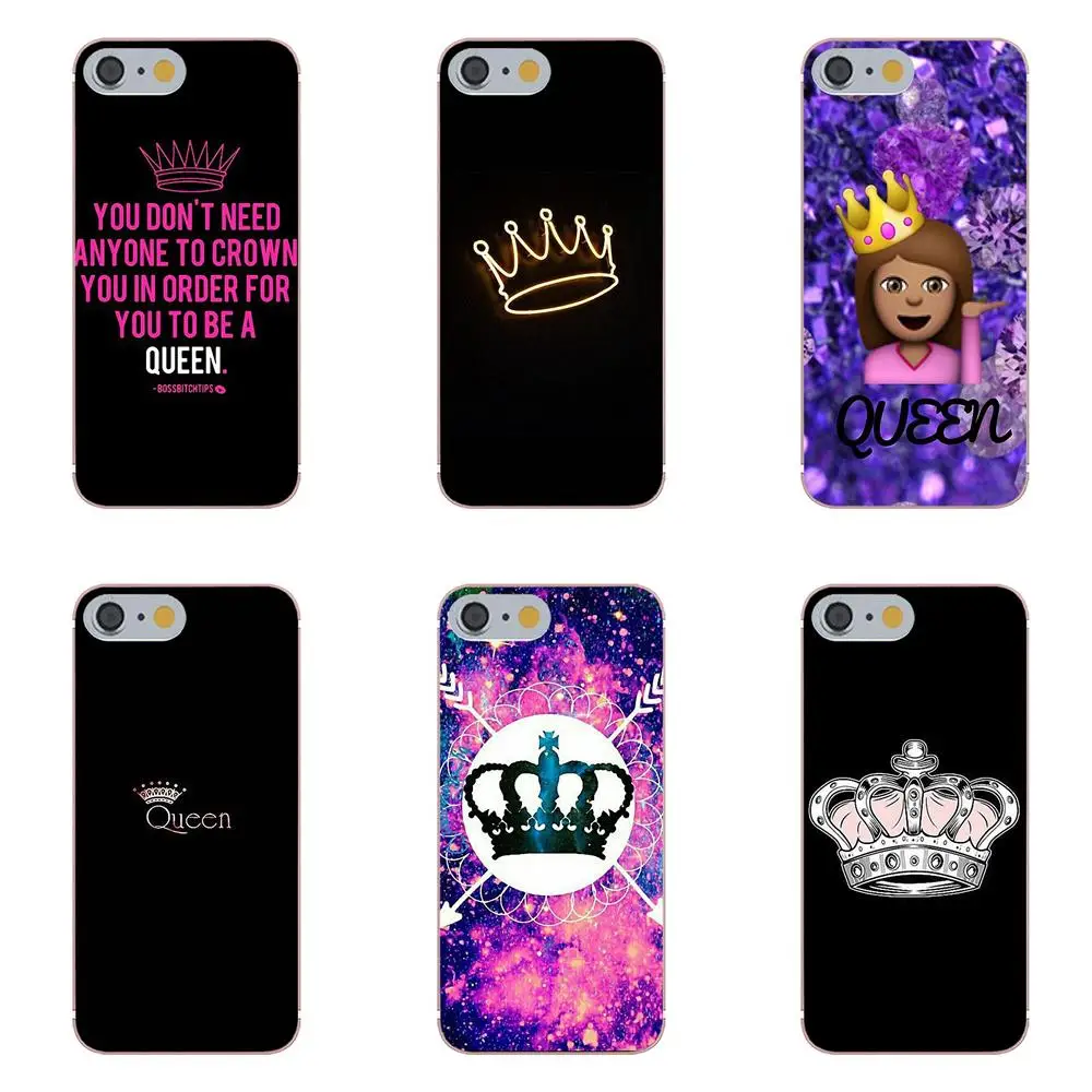 cheap TPU Cover Bitch Queen Crown King Princess For Huawei G7 Y6 II Y7 For Xiaomi Redmi Note 2 3 5 Mi 3 4 4C 4I 5S 5X 6X 8 SE Pro