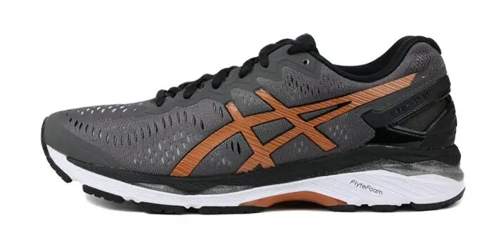 Bronze Новая горячая ASICS GEL-KAYANO 23 Asics мужская Подушка стабильность кроссовки ASICS спортивная обувь кроссовки - Цвет: Bronze