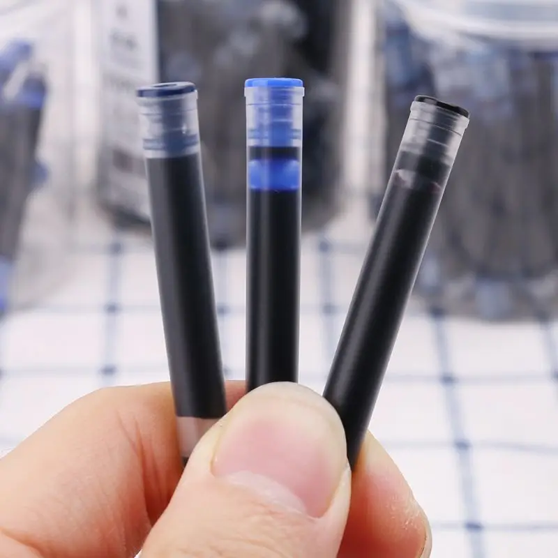 30 шт. Jinhao универсальные черные синие чернила с перьевой ручкой Sac картриджи 2,6 мм заправки школьные канцелярские принадлежности