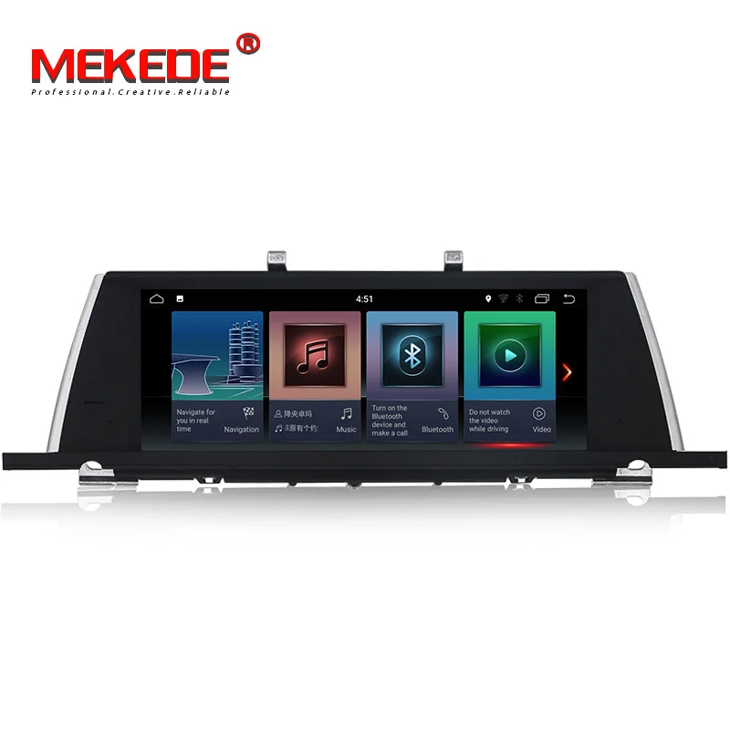 Cheap New arrival!10.2"IPS 2GB+32GB ID7 Android 7.1 Car Multimedia GPS DVD for BMW 5 Series GT F07 2009-2016 CIC NBT system 4G wifi 2