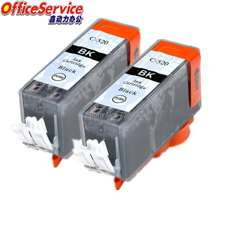 Черный Картридж для струйного принтера Canon MP648 MP980 MX860 MX870 IP4700 MP560 2 шт. | Компьютеры и