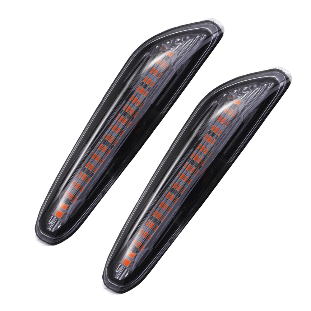 2pcs Car LED Side Marker Light Signal Indicator Lamps For BMW E82 E88 E60 E90 E91 E92