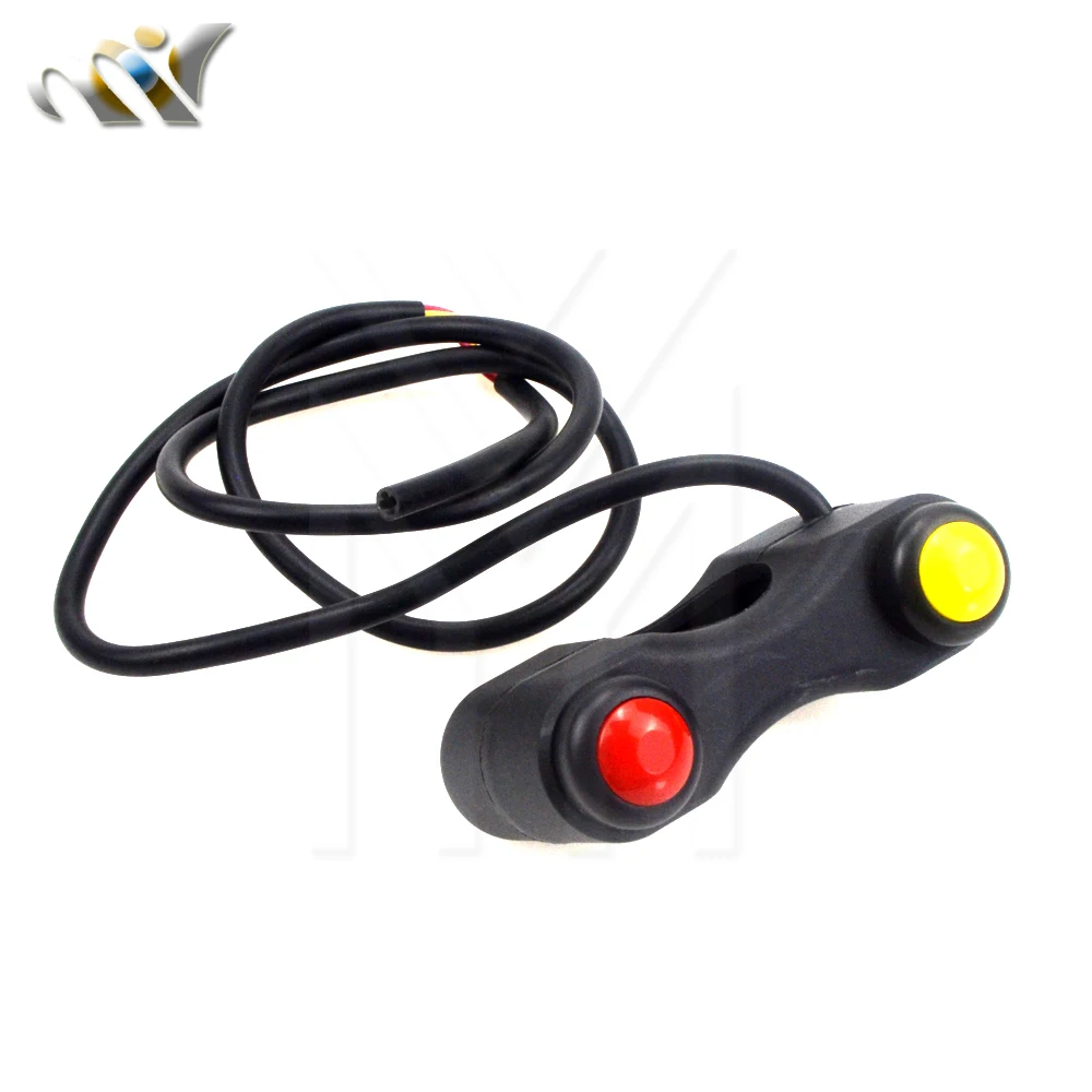 2/Two button Motorcycle switch/ motorbike switches button 22MM Fit For