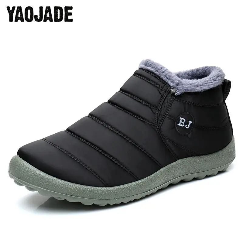 online 2018 Novos Homens Sapatos Homem Bota 39 45 Leve Tornozelo da Neve do Inverno Botas Quentes Botas de Chuva Dos Homens À Prova D Água 2017 novos Homens Botas Peludas
