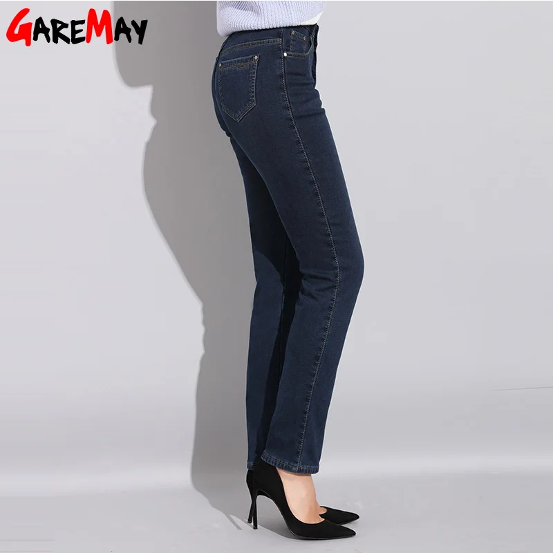 Зимние женские джинсы с высокой талией, джинсы-скинни, теплые плотные джинсы размера плюс, вельветовые брюки, женские Стрейчевые брюки