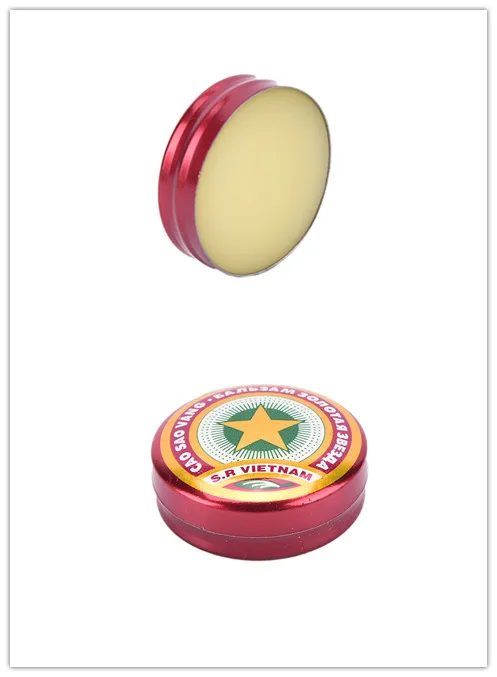 Hot ! 1Pc/4g Golden Star Balm Ointment For Headache Dizziness Insect Stings Heat Facial Care Tool