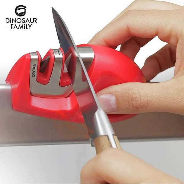 2 Stages Straight& Ceramic Kitchen Knife Sharpener ,Sharpening Stone