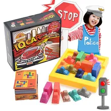 Забавные 120/212 уровней IQ Автостоянка игра гоночный автомобиль модель мозговой Прорезыватель вызов лабиринт головоломка для детей дошкольные игрушки подарки