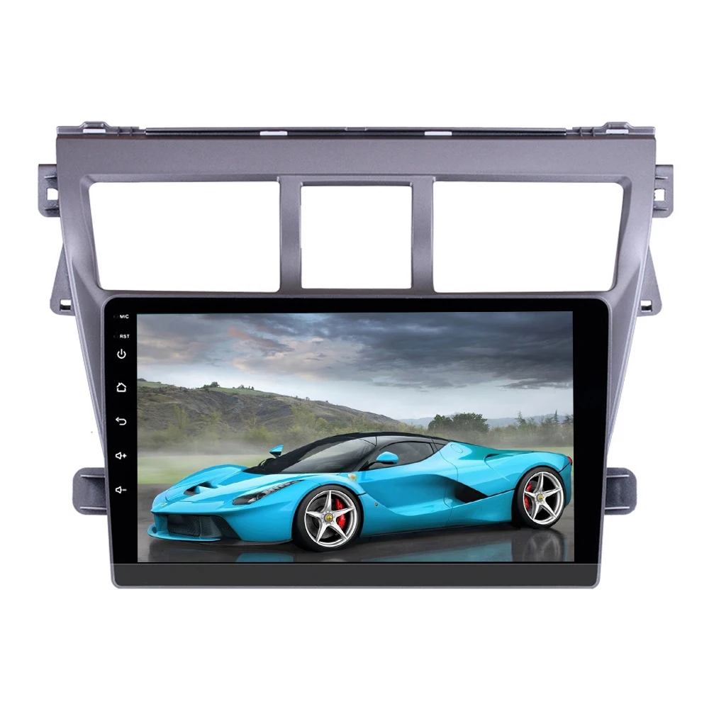 Perfect Sinosmart  Android 8.1 2Din IPS/QLED 2.5D screen car gps radio navigation player for Toyota Old Yaris/Vios 2013-2015 3