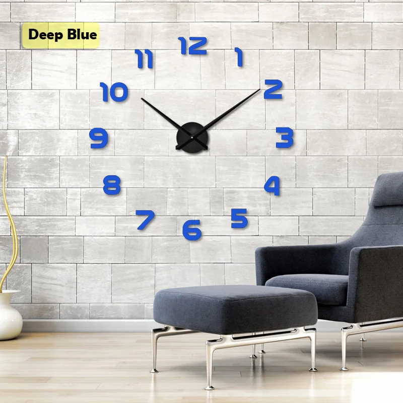 2020 muhsein большие настенные часы Horloge 3d сделай сам акриловые зеркальные наклейки