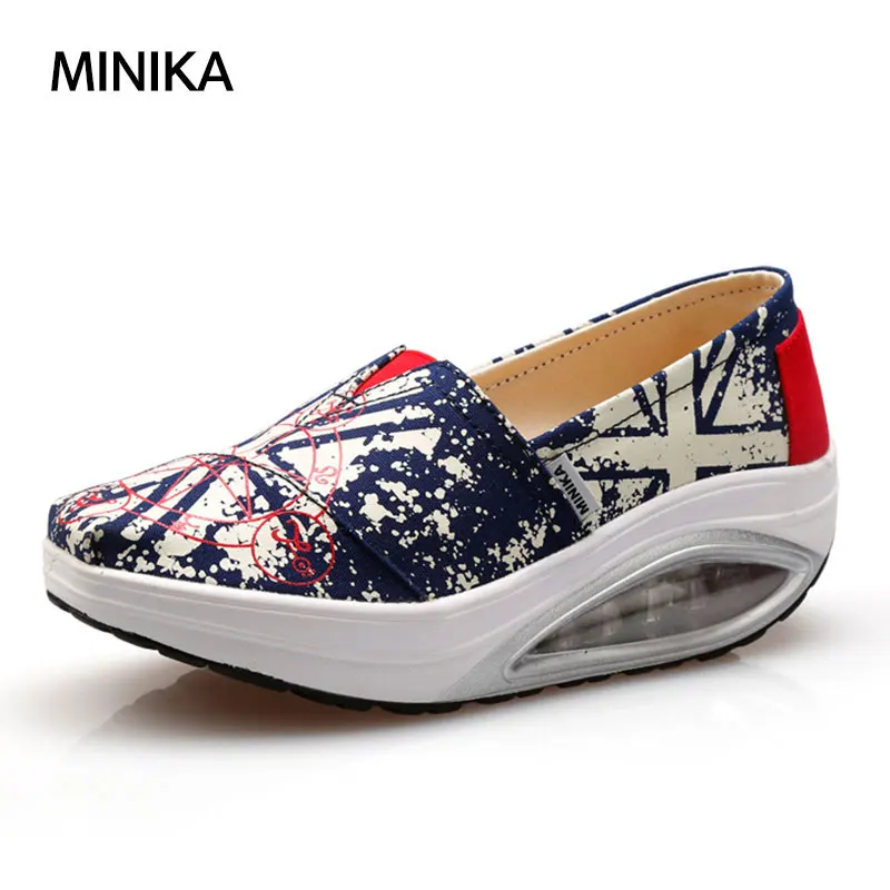 New Mujer Canvas Breathable Women Toning Shoes 5CM Cushion Women Sneakers Round Toe Comfortable Loss Weight Slimming Shoes New Mujer Canvas Breathable Women Toning Shoes 5CM Cushion Women Sneakers Round Toe Comfortable Loss Weight Slimming Shoes