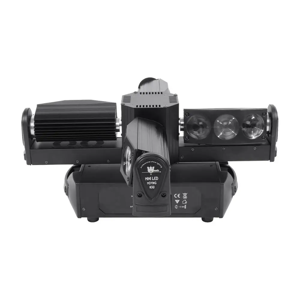 300 w DMX крест Поворотная голова светового оборудования 15/27/60CH светодиодный RGBW Луч