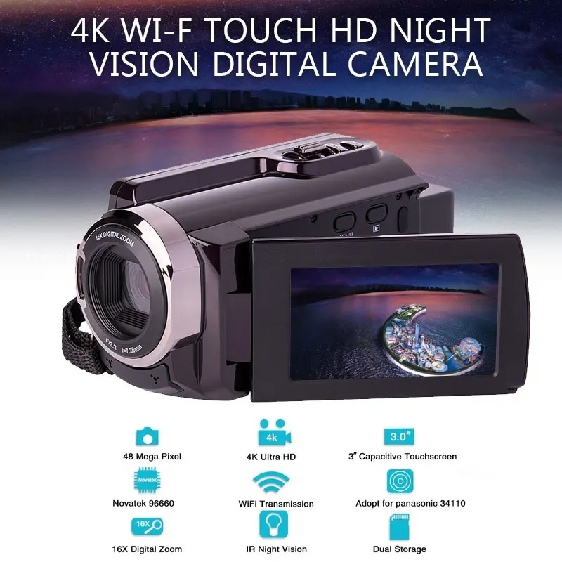 Buy Premium 4K Wifi Digital Camera Full HD CMOS