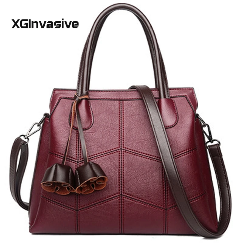 

Women Bag Vintage Handbag Casual Tote Fashion Women Messenger Bags Shoulder Bag Luxury and high quality Leather Handbag