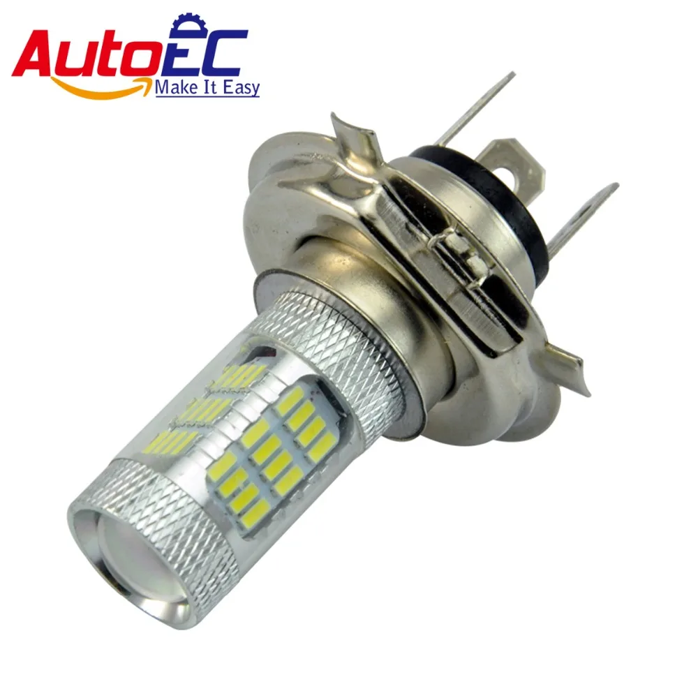 AutoEC H4 9003 HB2 56smd 4014 Авто Туман лампы дневного света лампы DC12v 100 шт. DHL# LJ56