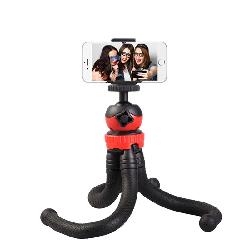 Flexible Octopus Tripod Mobile Phone Holder Adapter for iPhone Samsung DSLR Camera Stand Holder Tripod For Gopro Nikon (4)