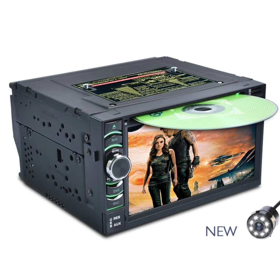 

2DIN 6.5 inch Car Auto DVD Player MP5 Media Android 6.0 Capacitive Screen Remote control Wifi Car GPS Navigator