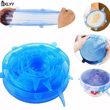 BXLYY силиконовая крышка для сохранения пищи, многоразовое Силиконовое уплотнение, вакуумная растягивающаяся крышка, кухонные аксессуары, кухонные гаджеты. 8z