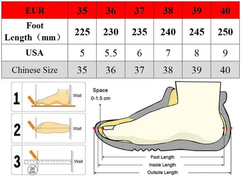女鞋电脑尺码6.15