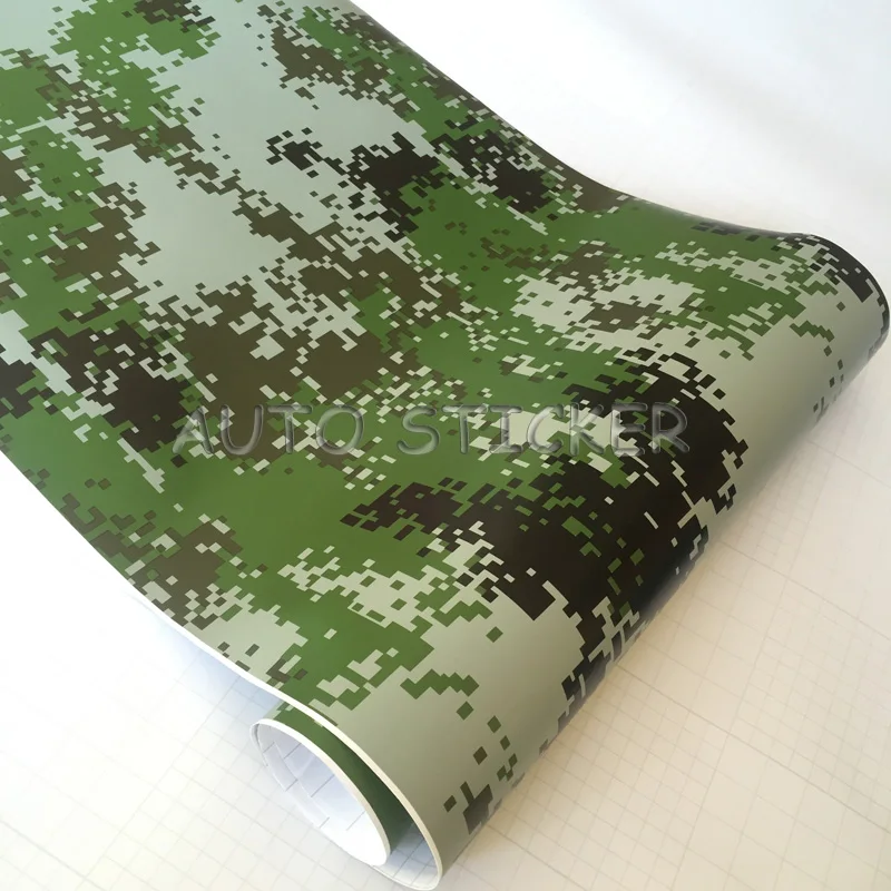 army green digit camo vinyl sticker 7
