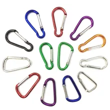 5pcs/Pack Carabiner Hook Camping Hiking Fishing Sport Key Ring