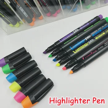 

[D&S] (6 Pieces/Lot) Kawaii Kids Gift Stationery 6 Colors Highlighter Marker Pen Cute School Office Supplies DS-809