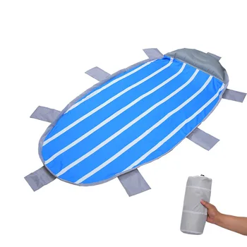 

Moisture-proof thickening Sleeping Bed Air Mattress Inflatable Sleeping Pad Camping Mat Beach Picnic Mat with Built-in Pillow