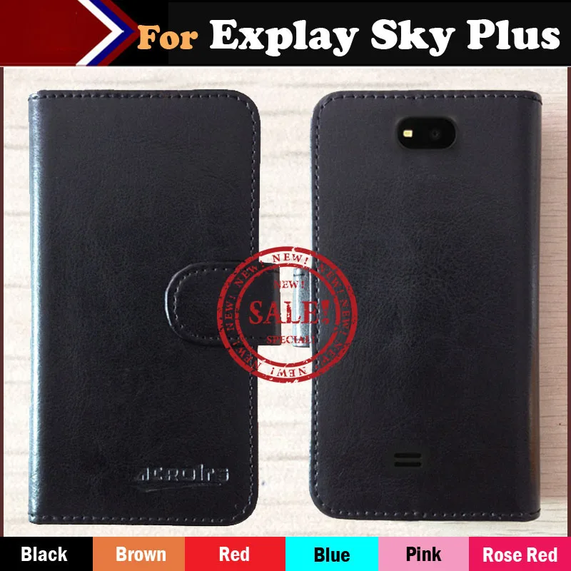 Новое поступление кожаный флип кошелек защитный чехол для Explay Phantom Sky plus