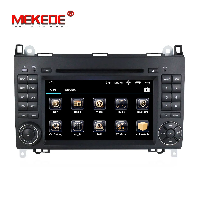 Discount Free shipping! Android 8.1 system car radio car gps dvd for Mercedes/benz/B200/A160/A-class W169/B-class W245/vito/sprinter w906 1