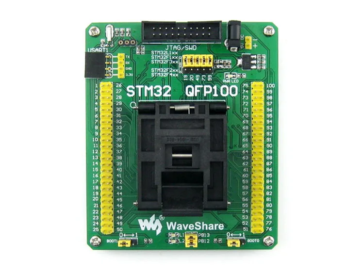 QFP100 LQFP100 QFP STM32F2 STM32F4 STM32 IC Test Socket Programming Adapter 0.5Pitch Free Shipping цена QFP100 LQFP100 QFP STM32F2 STM32F4 STM32 IC Test Socket Programming Adapter 0.5Pitch Free Shipping цены онлайн