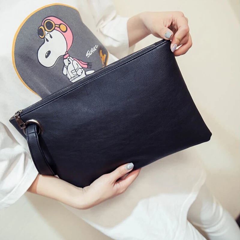 Fashion solid women's clutch bag leather women envelope bag clutch evening bag female Clutches Handbag Immediately shipping Fashion solid women's clutch bag leather women envelope bag clutch evening bag female Clutches Handbag Immediately shipping