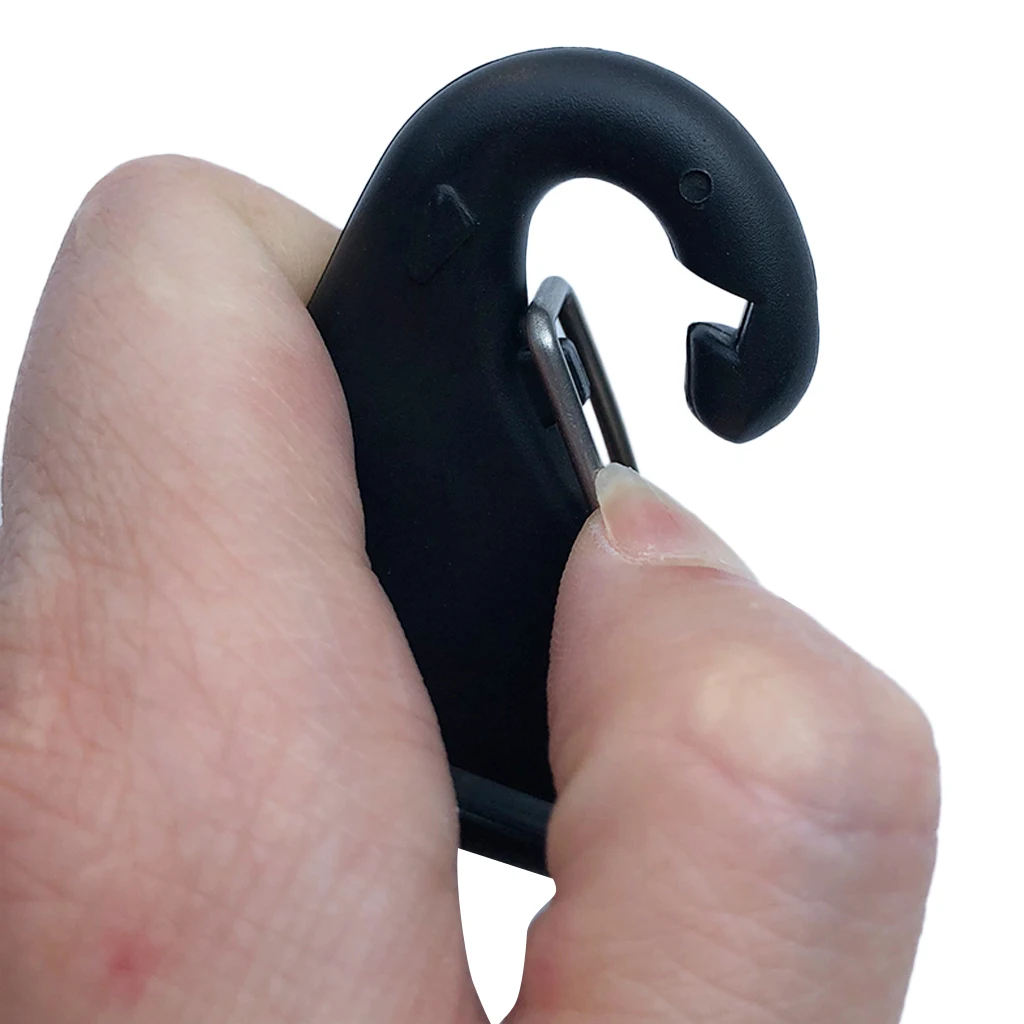 2 Pcs Outdoor Carabiner Hook Buckle Nylon Belt Hang Kayak Accessary Kayak Webbing Snap Hook Nylon Clip Hooks