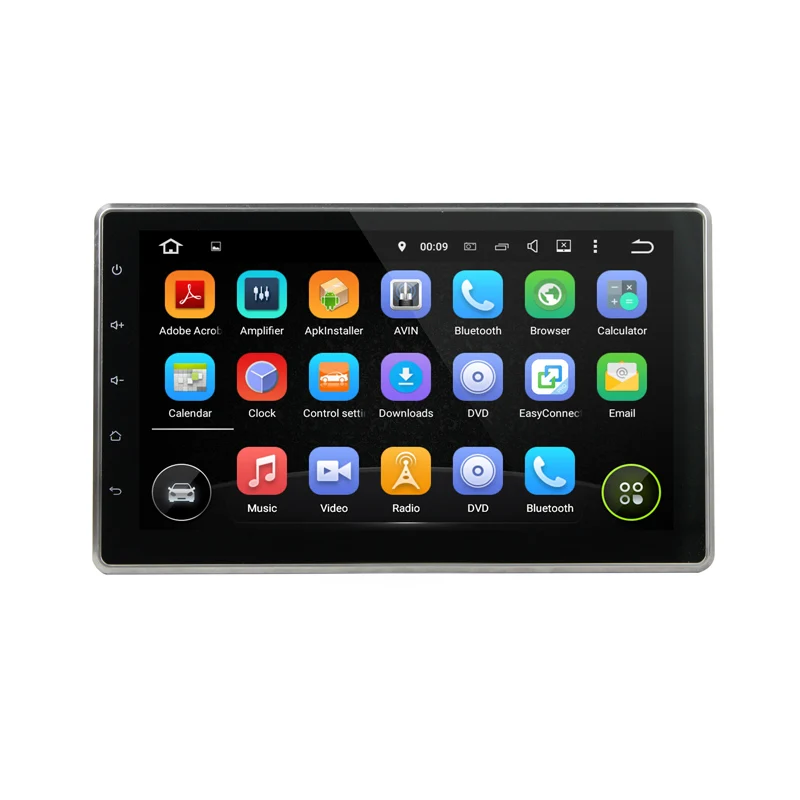 Excellent Updated 10.1 inch Big Screen 4GB RAM Octa Core HD 1024X600 Android 9.0 Universal Car DVD Player Radio GPS Navigation WiFi DVR 21