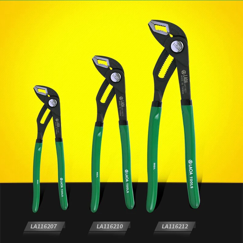 

LAOA 7/10/12 " Water Pump Pliers Pipe Wrench Plumbing Combination Pliers Universal Wrench Grip Pipe Wrench Plumber Hand Tools