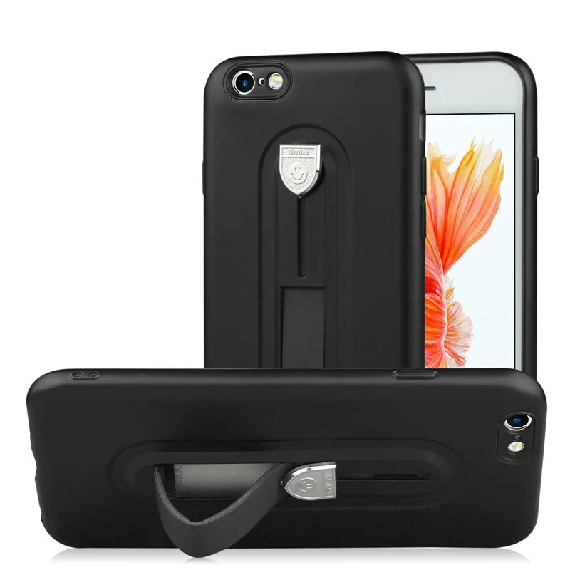 

Shockproof Hard Phone Case For Apple iPhone 6/6S/6 Plus/6S Plus 4.7" 5.5" with Retractable ring bracket free shipping