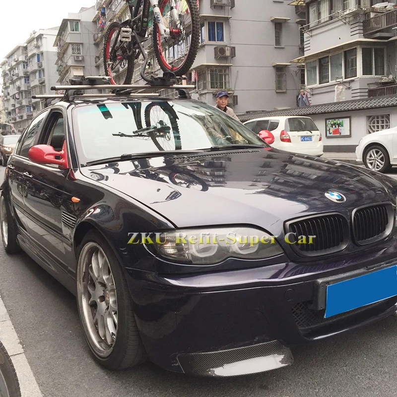 Стильные передние разветвители из углеродного волокна CSL для BMW 3 серии E46