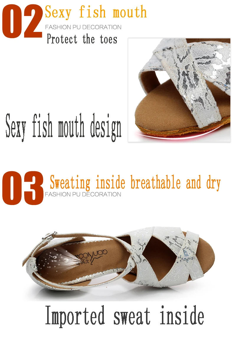 20161205_211441_035Salsa Dance Shoes Leather Latin Dancing Sneakers Social Jazz Shoe Appliques Flesh white Fitness Breathable For Female Coupons