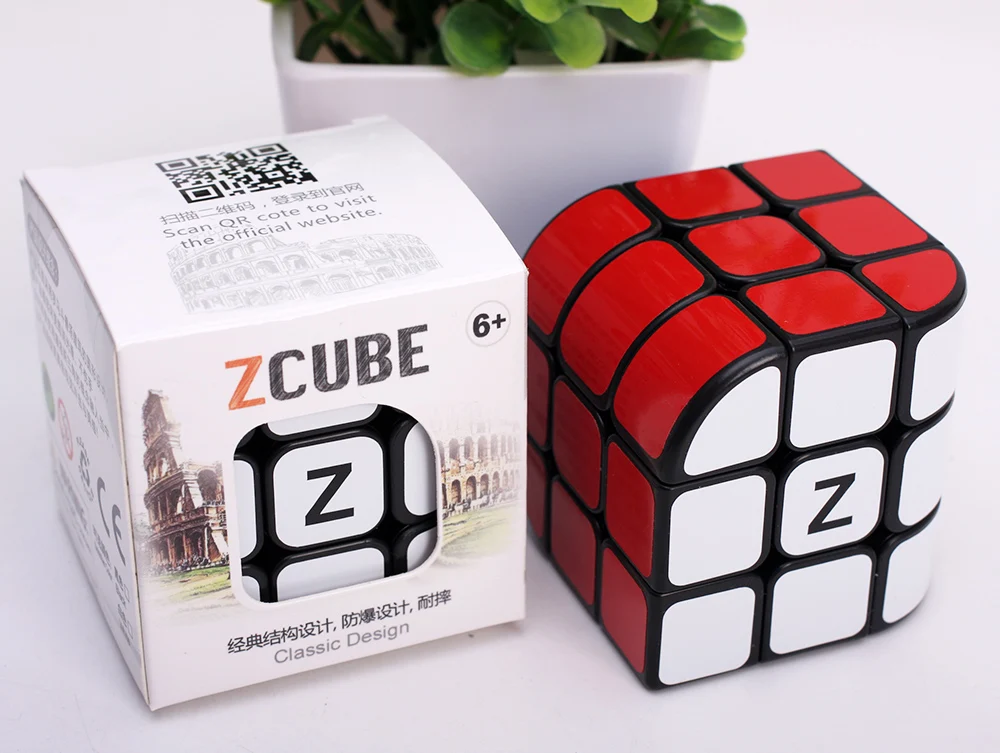 Z cube 3x3x3 Penrose cube Curve Cubo 3x3 56 мм магический куб головоломка скорость профессионального обучения Обучающие кубики magicos детские игрушки