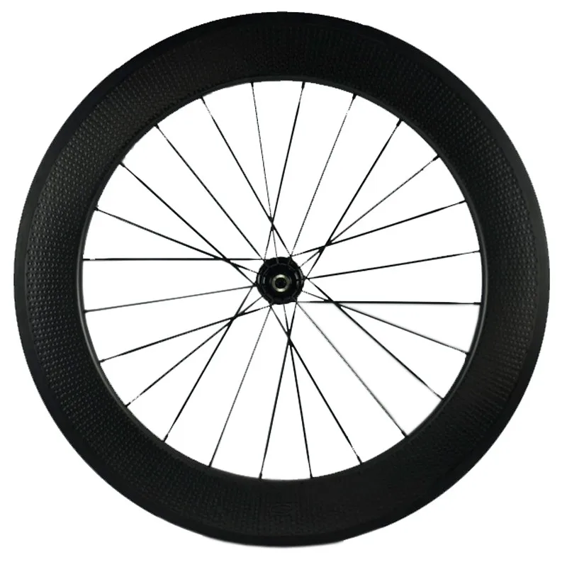 Sale OEM carbon wheels 80mm dimple carbon wheelset 25mm width basalt carbon wheel chinese road bike wheel 5