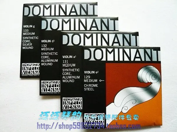 

4 strings full set of string , Thomastik dominant violin strings set string 135b