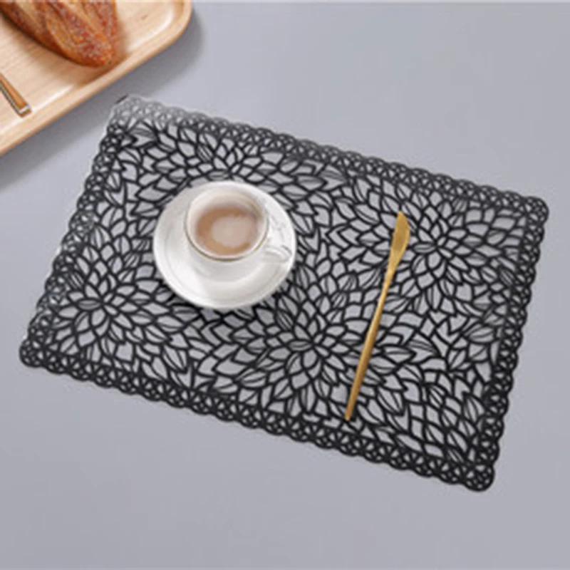 الراقية الغربية طاولة قهوة حصيرة الجوف التدريجي تحديد الموقع زلة واقية الرجعية الأزياء